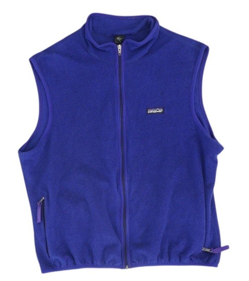 Vintage Patagonia Vest Men's XL Blue Fleece Zip Up